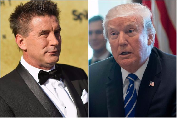 Billy Baldwin and Donald Trump