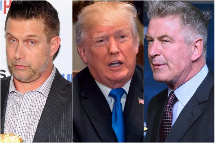 Stephen Baldwin, Donald Trump and Alec Baldwin