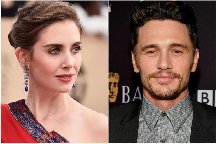 Alison Brie and James Franco