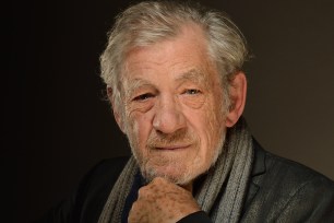 CAMBRIDGE, CAMBRIDGESHIRE - NOVEMBER 15: Sir Ian McKellen at The Cambridge Union on November 15, 2017 in Cambridge, Cambridgeshire. (Photo by Alisa Molotova/Getty Images)