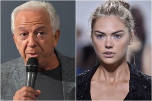 Paul Marciano and Kate Upton