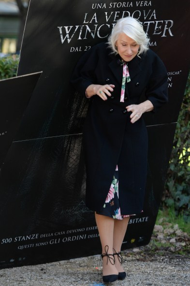 Helen Mirren attends ‘La Vedova Winchester’ photocall in Rome