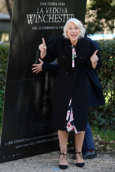 Helen Mirren attends ‘La Vedova Winchester’ photocall in Rome