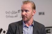 DUBAI, UNITED ARAB EMIRATES - DECEMBER 11: Director Morgan Spurlock speaks on stage during an In Conversation on day six of the 14th annual Dubai International Film Festival held at the Madinat Jumeriah Complex on December 11, 2017 in Dubai, United Arab Emirates. (Photo by Vittorio Zunino Celotto/Getty Images for DIFF)