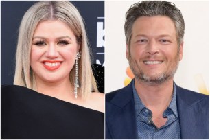 Kelly Clarkson and Blake Shelton