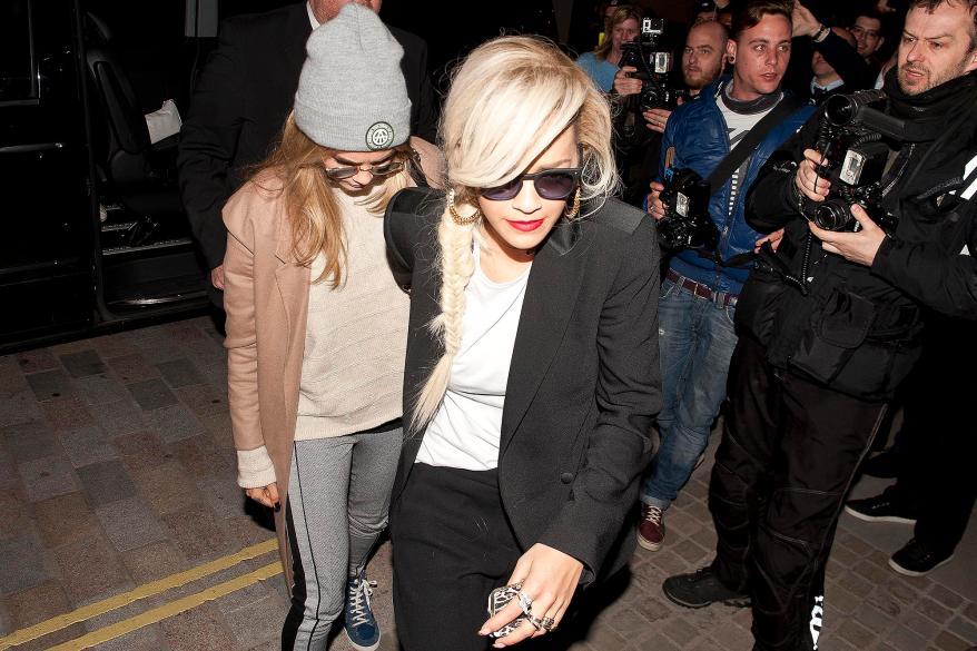 Cara Delevingne and Rita Ora in London on May 14, 2014