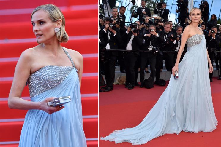 Diane Kruger at the premiere of "Sink or Swim" at the Cannes Film Festival