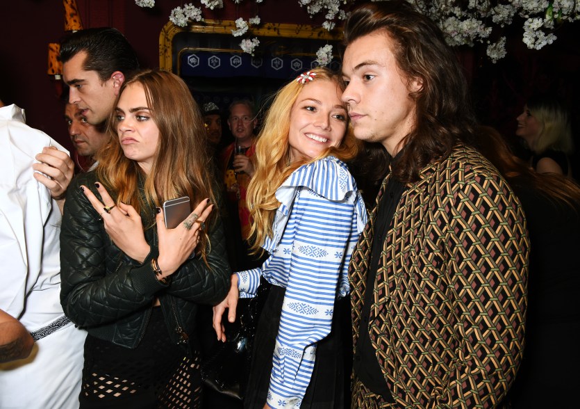 Cara Delevingne and Harry Styles