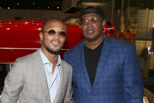 Romeo Miller and Master P