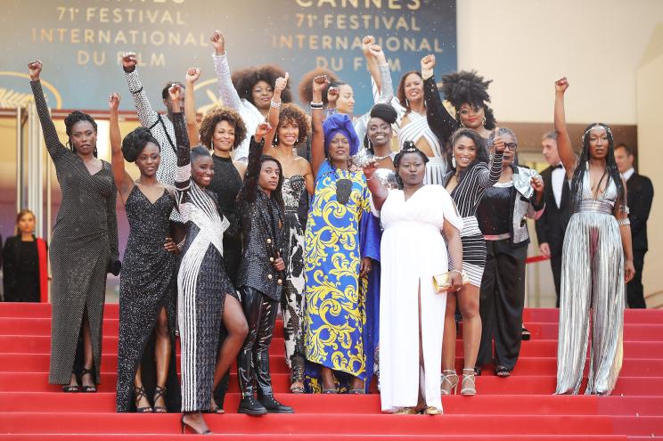 Actresses make a statement on the Cannes red carpet.