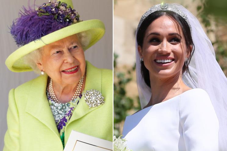 Queen Elizabeth II and Meghan Markle