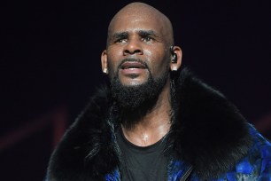 R. Kelly performing in Atlanta in December 2016