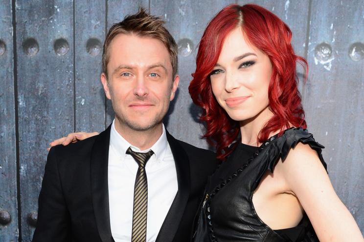 Chris Hardwick and actress Chloe Dykstra