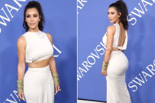 Kim Kardashian at the CFDA Fashion Awards.