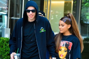 Ariana Grande and Pete Davidson