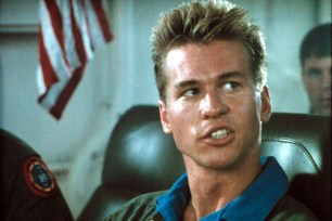 Val Kilmer as Iceman in "Top Gun"