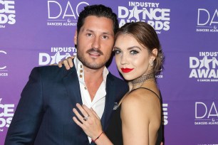 Valentin Chmerkovskiy and Jenna Johnson