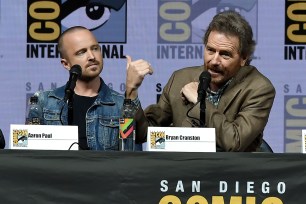 Aaron Paul and Bryan Cranston