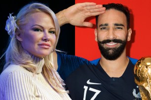 Pamela Anderson and Adil Rami