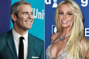 Andy Cohen and Britney Spears