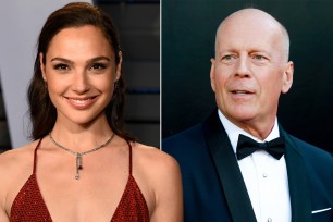 Gal Gadot and Bruce Willis