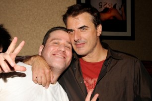 Noel Ashman and Chris Noth