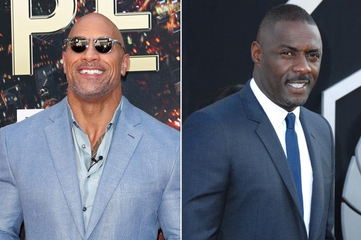 Dwayne Johnson and Idris Elba