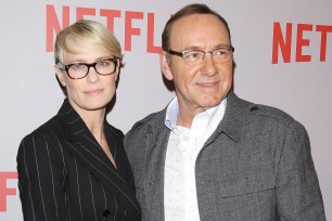 Robin Wright and Kevin Spacey