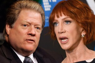Jeffrey Mezger and Kathy Griffin
