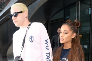 Ariana Grande and Pete Davidson