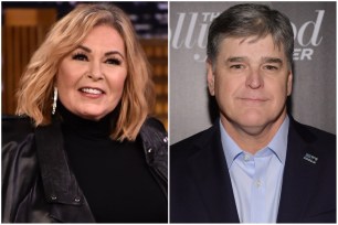 Roseanne Barr and Fox News' Sean Hannity