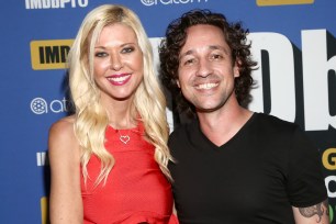 Tara Reid and Thomas Ian Nicholas attend the #IMDboat Party At San Diego Comic-Con.