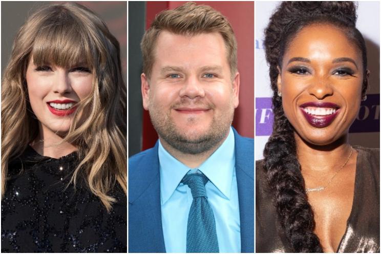 Taylor Swift, James Corden and Jennifer Hudson