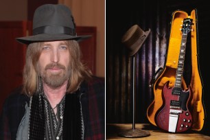 Tom Petty in 2007 and his 1986 guitar