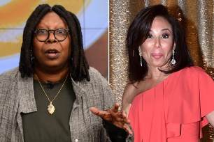 Whoopi Goldberg and Jeanine Pirro