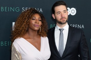 Serena Williams and Alexis Ohanian