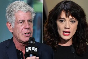 Anthony Bourdain and Asia Argento