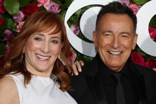 Patti Scialfa and Bruce Springsteen