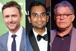 Chris Hardwick, Aziz Ansari and Al Franken