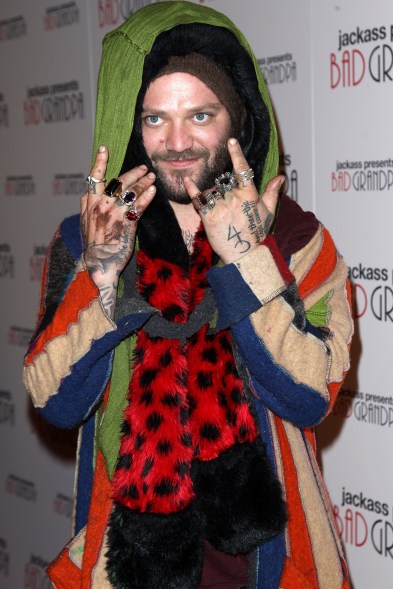 Bam Margera of "Jackass" fame goes for $40.