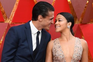 Gina Rodriguez and her partner Joe Locicero