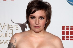 Lena Dunham, who posed naked on Instagram to celebrate her hysterectomy