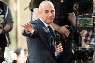 Matt Lauer on "Today"