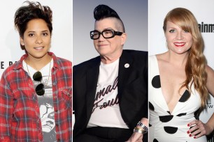 Vicci Martinez, Emily Tarver and Lea DeLaria