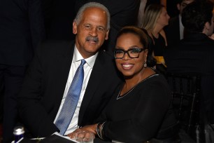 Stedman Graham and Oprah Winfrey