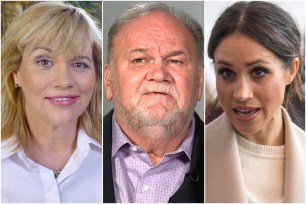 Meghan Markle's sister Samantha Markle, Meghan Markle's fatherThomas Markle and Meghan Markle, Duchess of Sussex