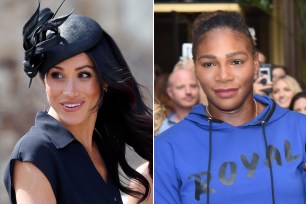 Meghan Markle and Serena Williams