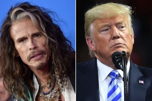 Steven Tyler and Donald Trump