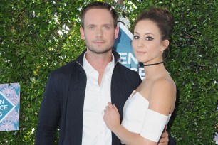 "Suits" actor Patrick J. Adams and "Pretty Little Liars" star Troian Bellisario