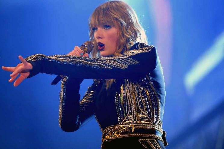 Taylor Swift performs at her Reputation stadium tour in Toronto